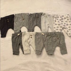 9pcs Newborn pants
